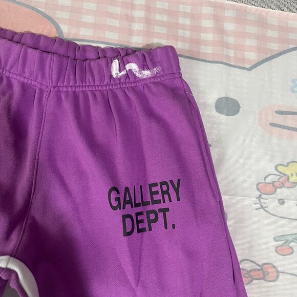 Gallery Dept Purple Unisex Flared Track Pants - Picture 2 of 6
